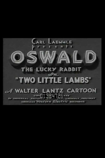 Two Little Lambs Poster of Two Little Lambs