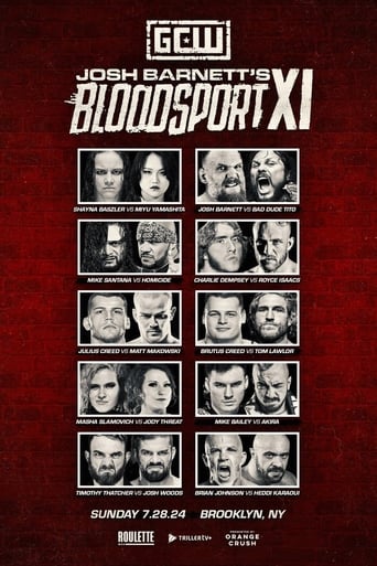 GCW Josh Barnett's Bloodsport XI Poster of GCW Josh Barnett's Bloodsport XI