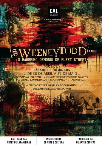 Sweeney Todd - O Barbeiro Demônio de Fleet Street Poster of Sweeney Todd - O Barbeiro Demônio de Fleet Street