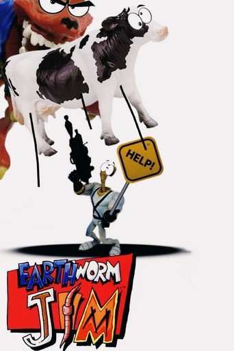 Earthworm Jim: Follow the Cows Poster of Earthworm Jim: Follow the Cows