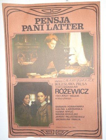 Pensja pani Latter Poster of Pensja pani Latter