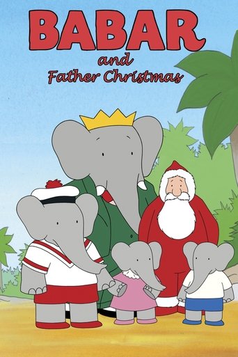 Babar and Father Christmas Poster of Babar and Father Christmas