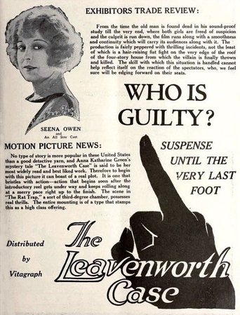 The Leavenworth Case Poster of The Leavenworth Case