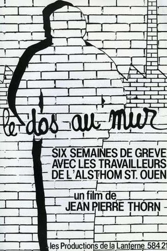 Le Dos au mur Poster of Le Dos au mur