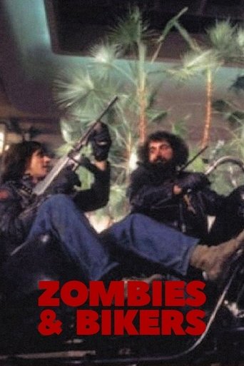 Zombies and Bikers Poster of Zombies and Bikers