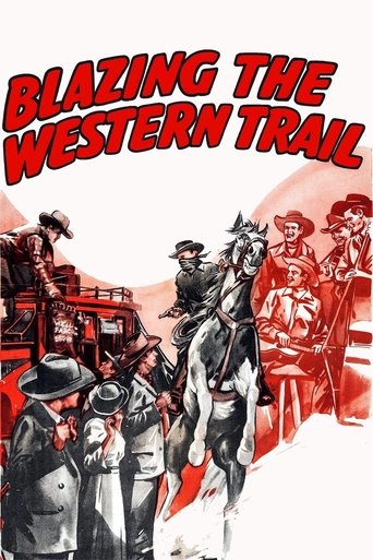 Blazing the Western Trail Poster of Blazing the Western Trail