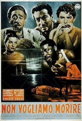 Non vogliamo morire Poster of Non vogliamo morire