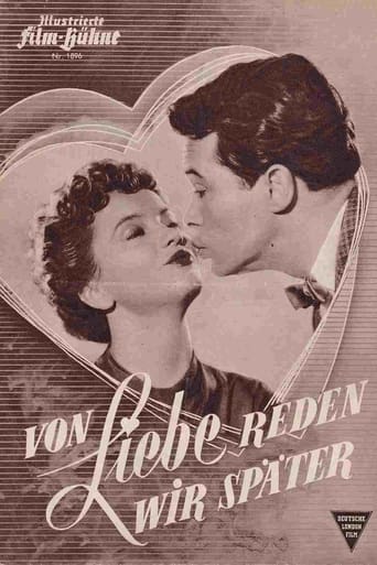 Von Liebe reden wir später Poster of Von Liebe reden wir später