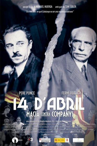 14 d’abril. Macià contra Companys Poster of 14 d’abril. Macià contra Companys
