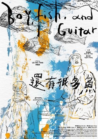 Boy, Fish and Guitar Poster of Boy, Fish and Guitar