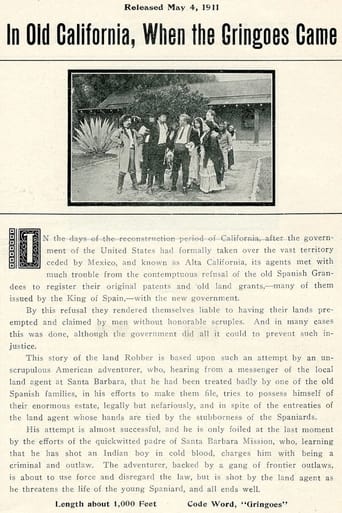 In Old California When the Gringos Came Poster of In Old California When the Gringos Came