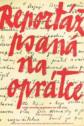 Reportáž psaná na oprátce Poster of Reportáž psaná na oprátce