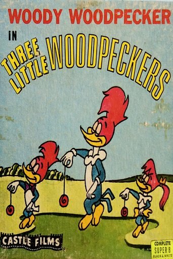Three Little Woodpeckers Poster of Three Little Woodpeckers
