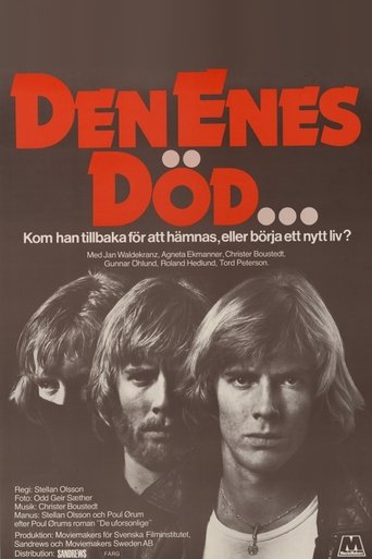 Den enes död Poster of Den enes död