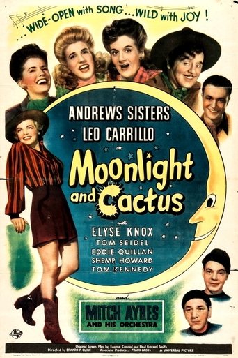 Moonlight and Cactus Poster of Moonlight and Cactus