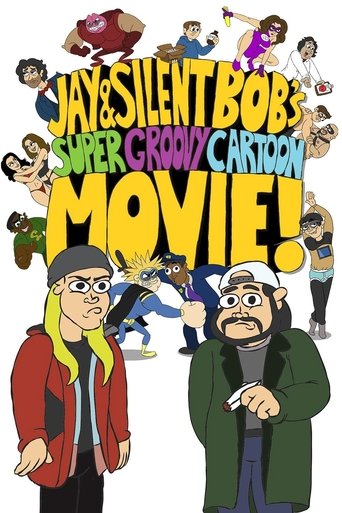 Jay and Silent Bob's Super Groovy Cartoon Movie Poster of Jay and Silent Bob's Super Groovy Cartoon Movie