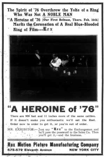 A Heroine of '76 Poster of A Heroine of '76