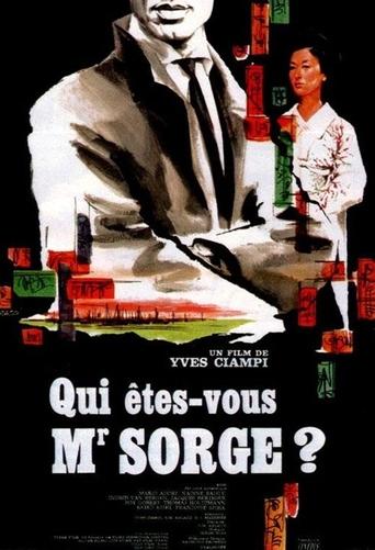 Who Are You, Mr. Sorge? Poster of Who Are You, Mr. Sorge?
