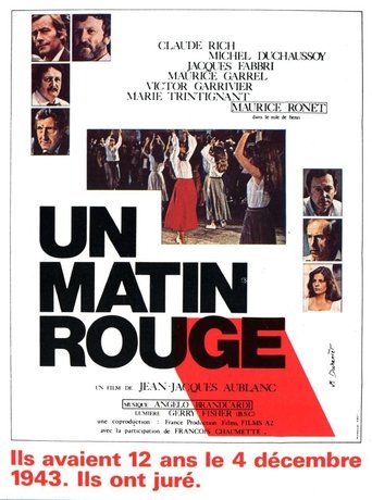 Un matin rouge Poster of Un matin rouge
