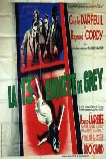 La treizième enquête de Grey Poster of La treizième enquête de Grey