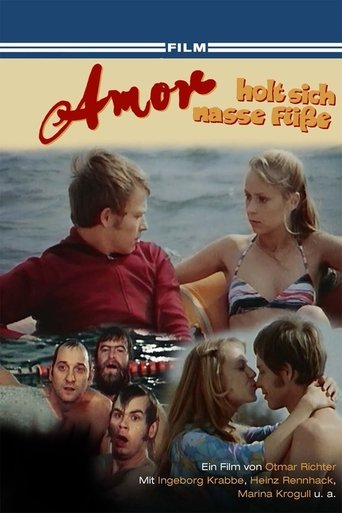 Amor holt sich nasse Füße Poster of Amor holt sich nasse Füße