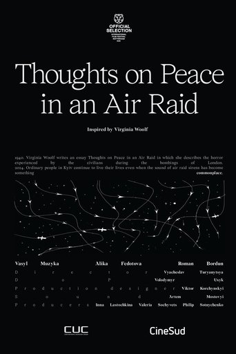 Thoughts on Peace in an Air Raid Poster of Thoughts on Peace in an Air Raid
