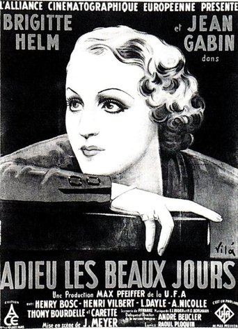Adieu les beaux jours Poster of Adieu les beaux jours