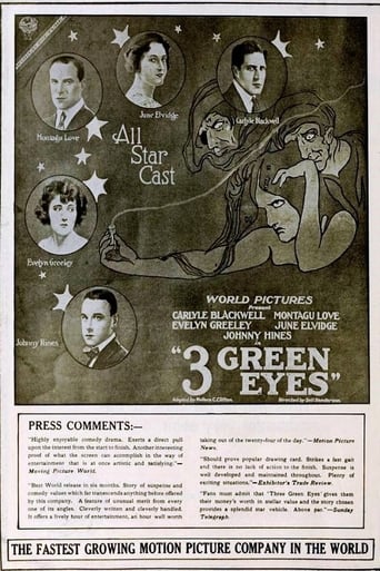 Three Green Eyes Poster of Three Green Eyes