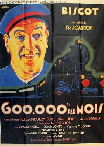 600,000 francs per month Poster of 600,000 francs per month
