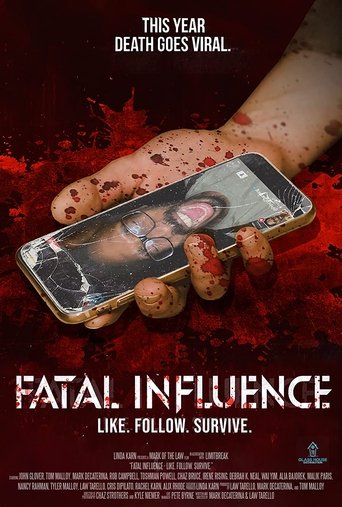 Fatal Influence: Like. Follow. Survive. Poster of Fatal Influence: Like. Follow. Survive.