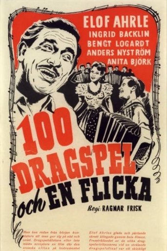 100 dragspel och en flicka Poster of 100 dragspel och en flicka