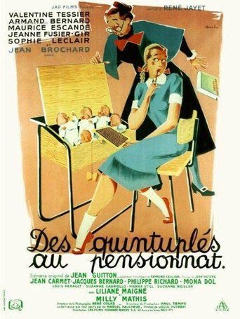 Des quintuplés au pensionnat Poster of Des quintuplés au pensionnat