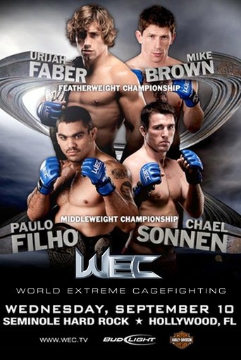 WEC 36: Faber vs. Brown Poster of WEC 36: Faber vs. Brown