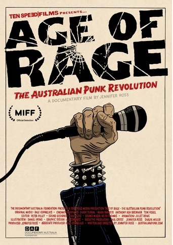 AGE OF RAGE - The Australian Punk Revolution Poster of AGE OF RAGE - The Australian Punk Revolution