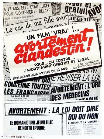 Avortement clandestin! Poster of Avortement clandestin!