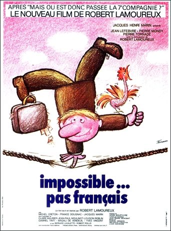 Impossible Is Not French Poster of Impossible Is Not French