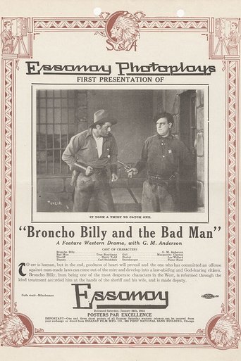 Broncho Billy and the Bad Man Poster of Broncho Billy and the Bad Man