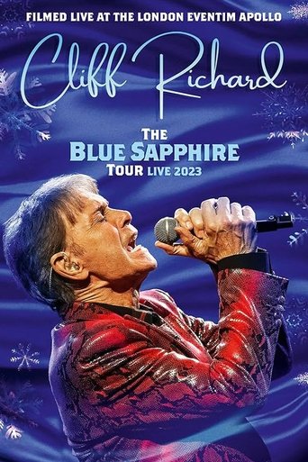 Cliff Richard: The Blue Sapphire Tour 2023 Poster of Cliff Richard: The Blue Sapphire Tour 2023