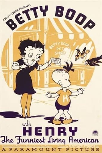 Betty Boop with Henry the Funniest Living American Poster of Betty Boop with Henry the Funniest Living American