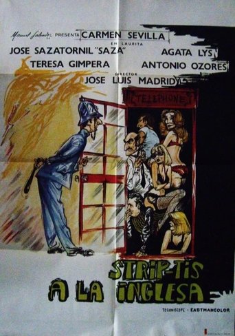 Strip-tis a la inglesa Poster of Strip-tis a la inglesa