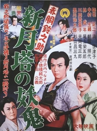 Akado Suzunosuke vs. the Devil in Crescent Moon Tower Poster of Akado Suzunosuke vs. the Devil in Crescent Moon Tower