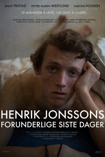 Henrik Jonsson's Marvelous Last Days Poster of Henrik Jonsson's Marvelous Last Days