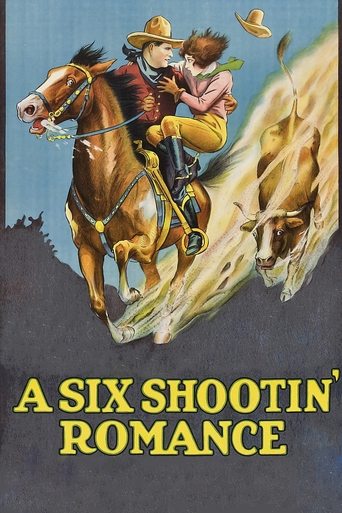 A Six Shootin' Romance Poster of A Six Shootin' Romance