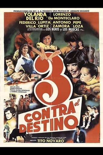 Tres contra el destino Poster of Tres contra el destino
