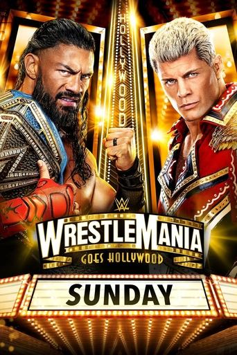 WWE WrestleMania 39 Sunday Poster of WWE WrestleMania 39 Sunday