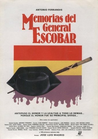 Memorias del general Escobar Poster of Memorias del general Escobar