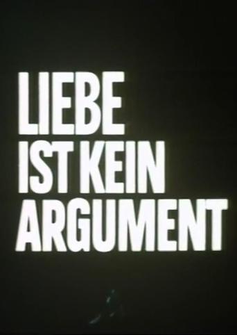 Love Is Not an Argument Poster of Love Is Not an Argument