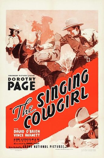 The Singing Cowgirl Poster of The Singing Cowgirl