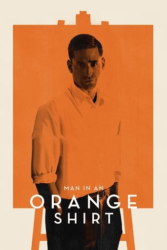 Man in an Orange Shirt Poster of Man in an Orange Shirt