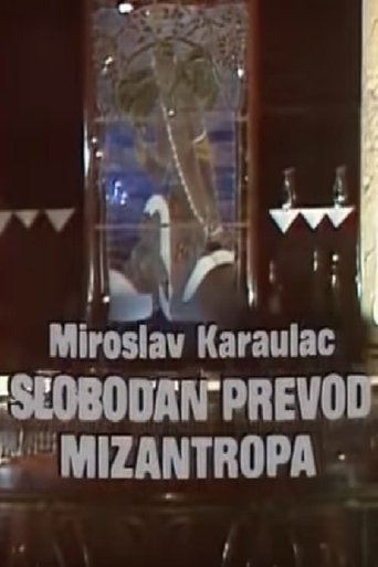 Free Translation of The Misanthrope Poster of Free Translation of The Misanthrope